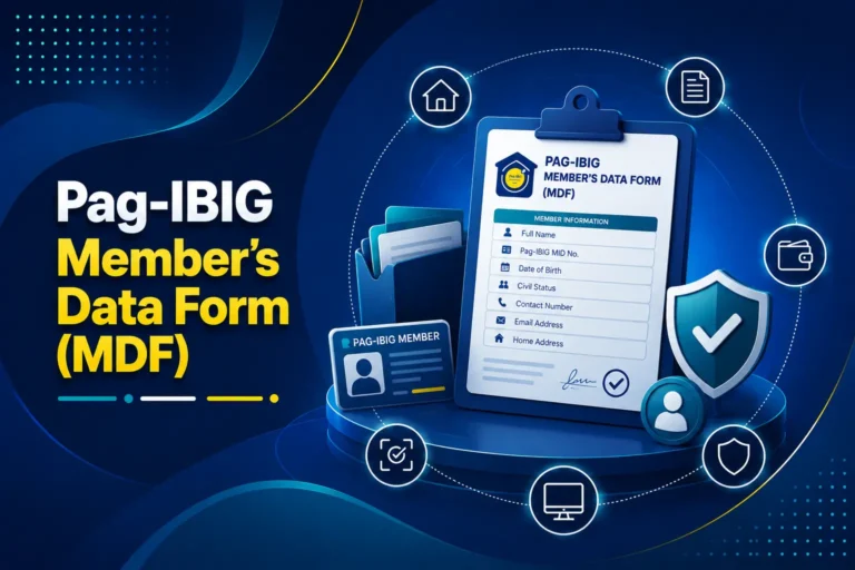 Pag-IBIG Member’s Data Form (MDF): Get, Print, Download and Update